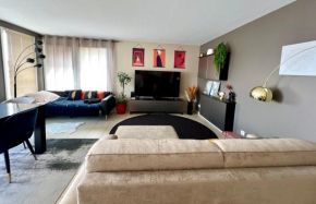 Appartement climatisé 3 étoiles T3 chic à Strasbourg avec billard et terrasse